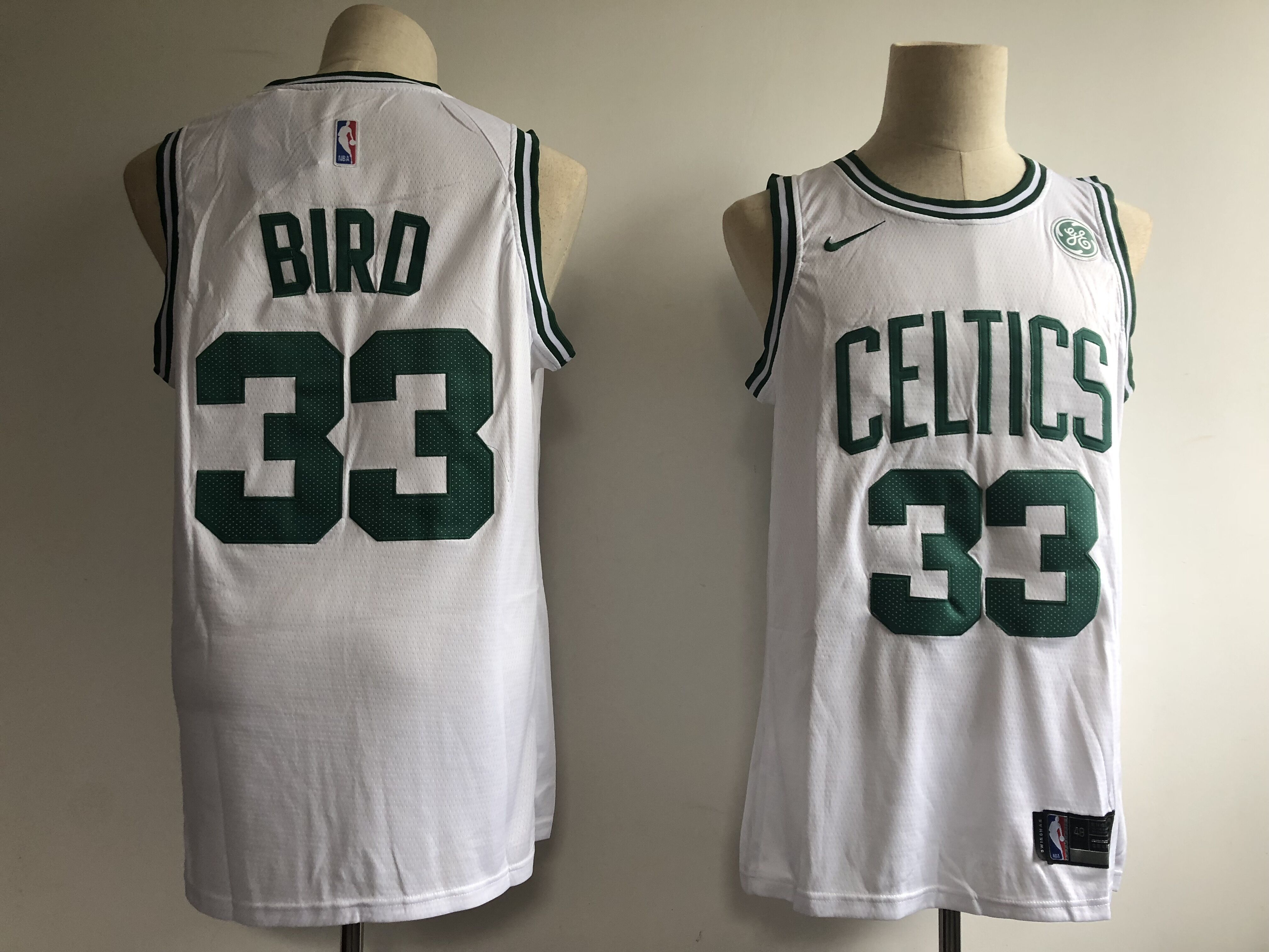 Men Boston Celtics 33 Bird White Game Nike NBA Jerseys